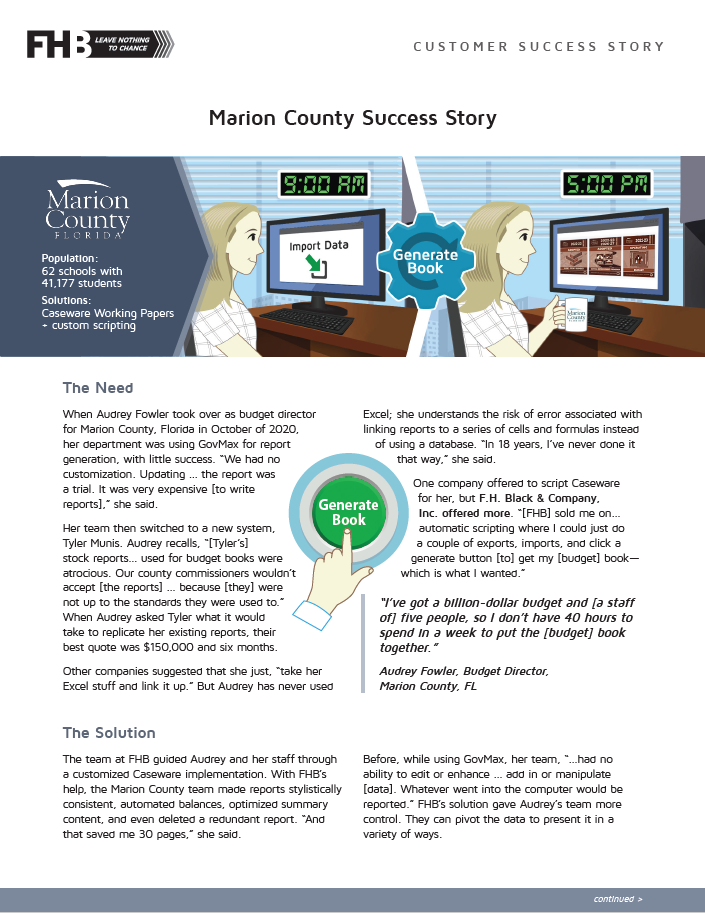 Marion County Success Story