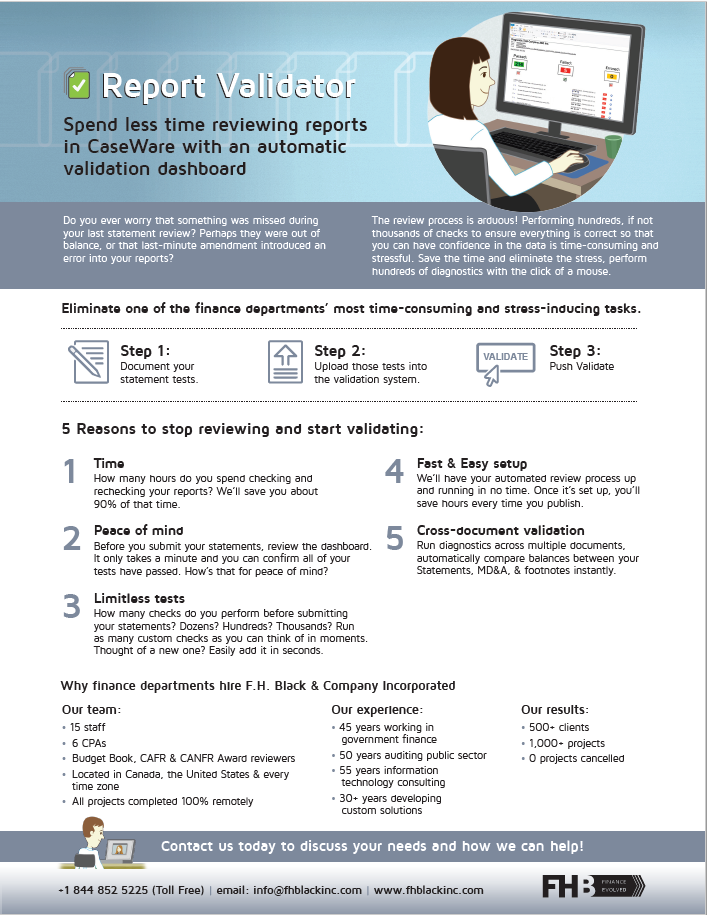 Report Validator Brochure