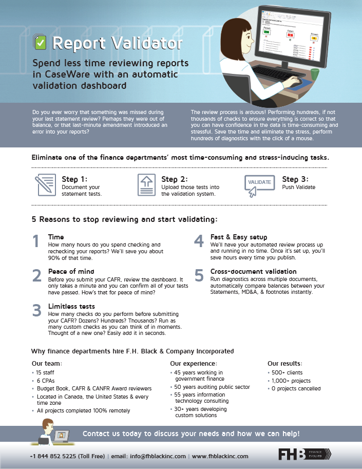 Report Validator Brochure